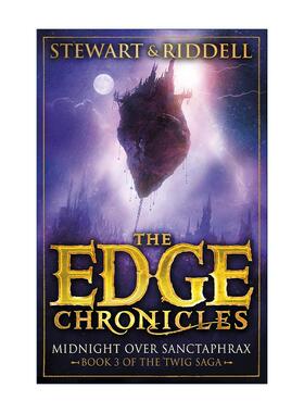 英文原版 The Edge Chronicles 6 Midnight Over Sanctaphrax 昆特边境大冒险6 儿童冒险小说 英文版 进口英语原版书籍