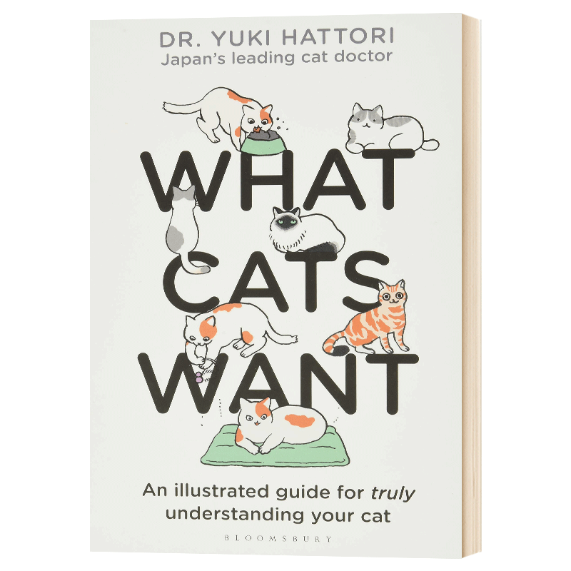 猫咪要什么 插图版 英文原版 What Cats Want 宠物 动物行为 科普绘本 Yuki Hattori 英文版进口原版英语书籍