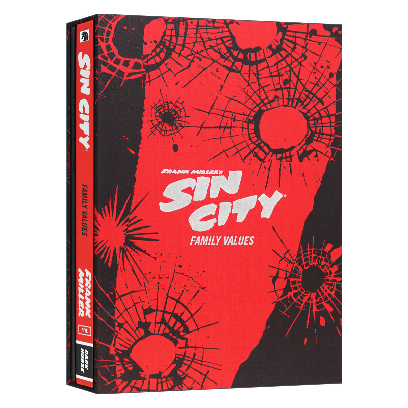 英文原版 Frank Miller's Sin City Volume 5 Family Values Fourth Edition 米勒经典漫画 罪恶之城5 精装收藏版 进口原版书籍