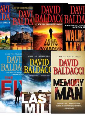 英文原版小说 Memory Man Series 记忆怪才系列1-7册 戴维·鲍尔达奇 英文版 进口英语原版书籍