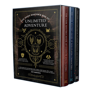 英文原版 The Game Master's Box of Unlimited Adventure 游戏大师冒险之盒3册盒装 战锤游戏 英文版 进口英语原版书籍