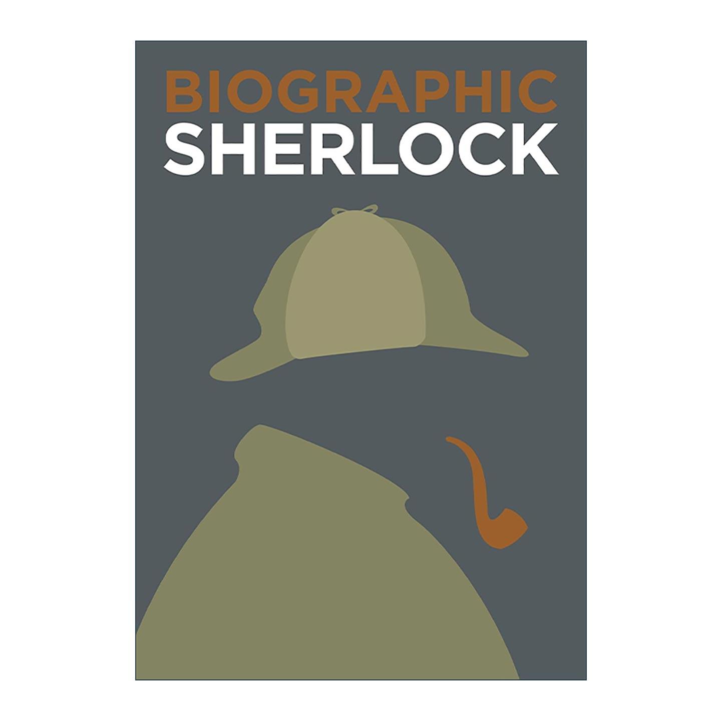 英文原版 Biographic Sherlock 大侦探夏洛克福尔摩斯 信息图表式精装名人传记 英文版 进口英语原版书籍