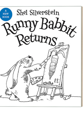 英文原版绘本 Runny Babbit Returns 尼巴子兔回来了 谢尔希尔弗斯坦 精装绘本 英文版 进口英语原版书籍