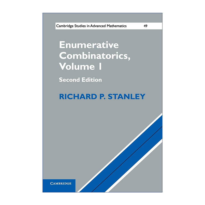 Enumerative Combinatorics 计数组合学 卷一 理查德 P.斯坦利 剑桥高等数学研究系列 英文原版数学专业读物 进口英语书籍