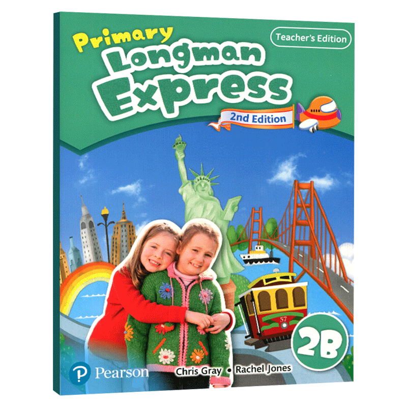 Primary Longman Express TBG 2B 英文原版 培生香港朗文PLE小学英语教材 二年级下学期教师用书 少儿英语外国语学校专用教材
