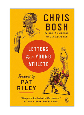 英文原版 Letters to a Young Athlete 给年轻运动员的信 NBA篮球运动员克里斯·波什Chris Bosh自传 英文版 进口英语原版书籍