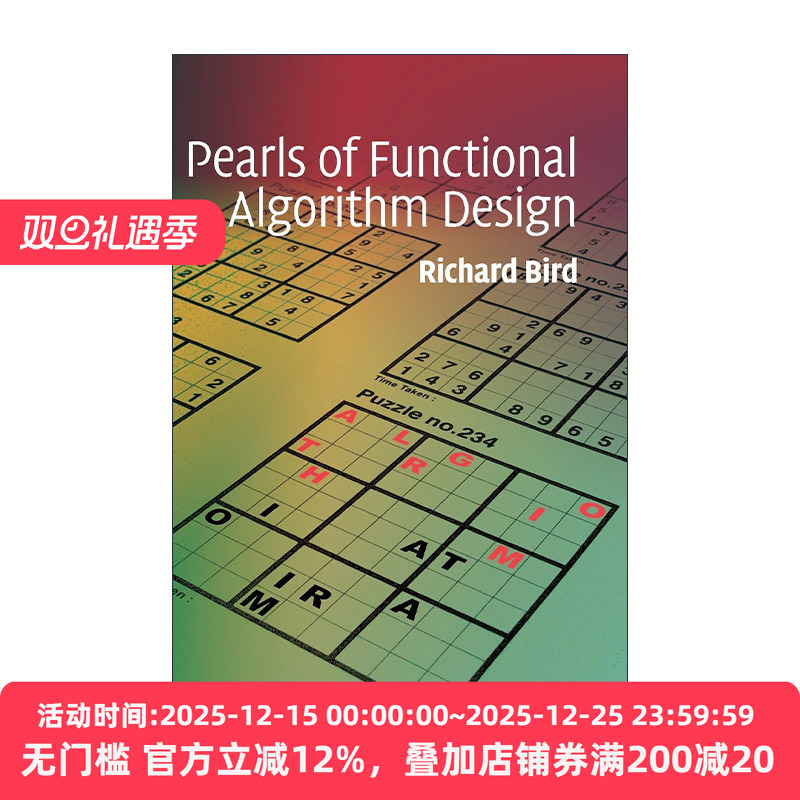 英文原版 Pearls of Functional Algorithm Design 函数式算法设计珠玑 精装 Richard Bird 英文版 进口英语原版书籍