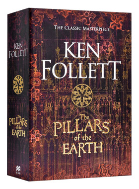 国王桥系列 中世纪三部曲1 圣殿春秋 英版 The Pillars of the Earth 英文原版历史小说 进口英语书籍