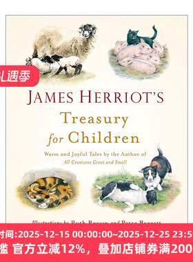 英文原版 James Herriot's Treasury for Children 吉米哈利作品集锦 精装 英文版 进口英语原版书籍