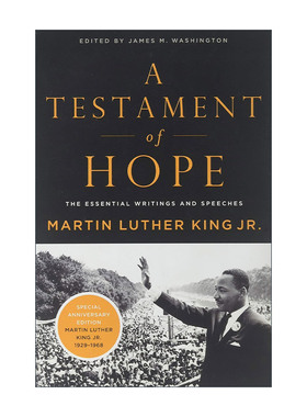 英文原版 A Testament of Hope 希望的遗嘱 马丁路德金的作品和演讲 英文版 进口英语原版书籍