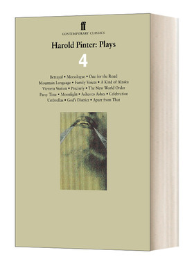 Harold Pinter Plays 4 哈罗德·品特戏剧集4 危险女人心 山地语言 家庭之声 英文原版文学读物 进口英语书籍