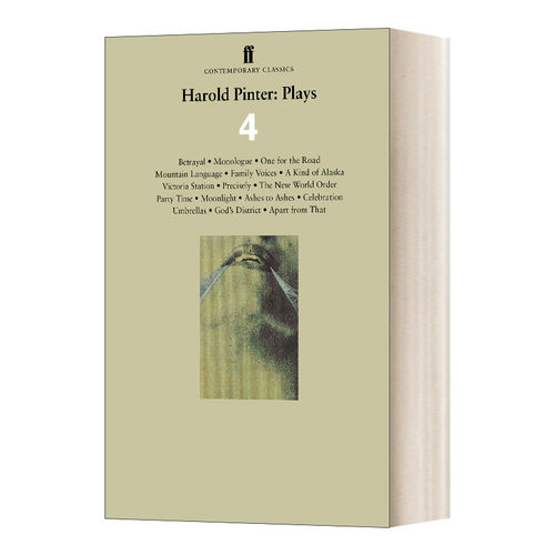 Harold Pinter Plays 4 哈罗德·品特戏剧集4 危险女人心 山地语言 家庭之声 英文原版文学读物 进口英语书籍