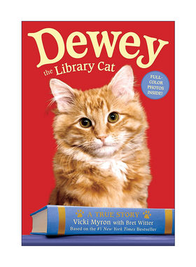 英文原版 Dewey 图书馆里的小猫杜威 一个真实的故事 英文版 进口英语原版书籍