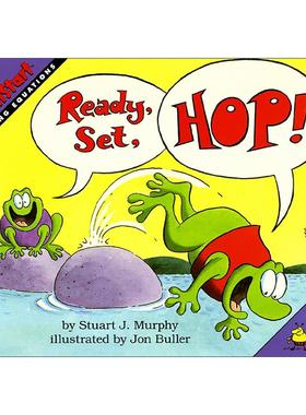 英文原版 Mathstart Level 3 Ready Set Hop 数学启蒙绘本3级 英文版 进口英语原版书籍