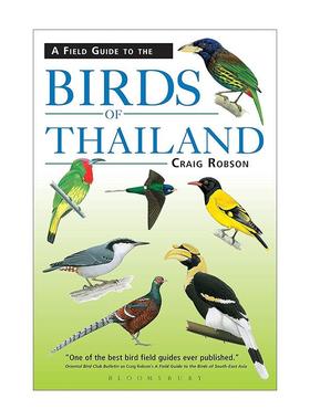 英文原版 Field Guide to the Birds of Thailand 泰国鸟类野外指南 英文版 进口英语原版书籍