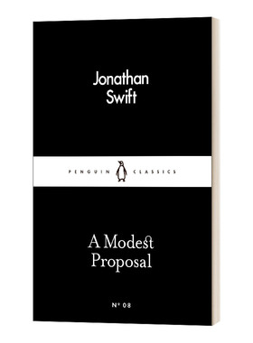 A Modest Proposal 乔纳森·斯威夫特 一个温和的建议 英文原版小说 进口英语书籍