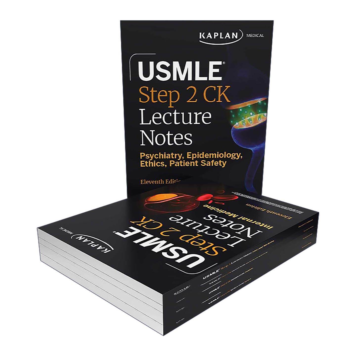 英文原版 USMLE Step 2 CK Lecture Notes 卡普兰 美国执业医师资格步骤2 考试课堂笔记5本套装 第11版 英文版 进口英语原版书籍