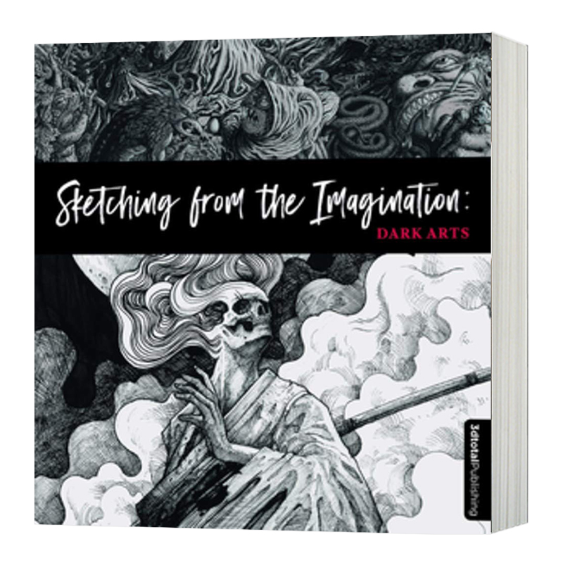 想象素描 黑魔法手绘插画技巧 Sketching from the Imagination 英文原版幻想速写集 黑暗艺术 英文版进口原版英语书籍