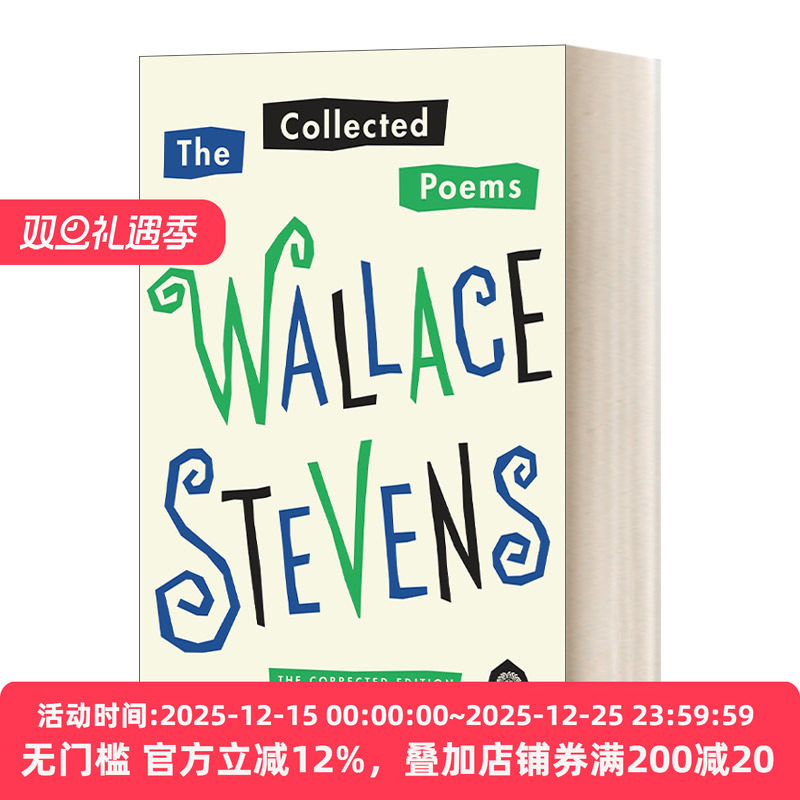 英文原版 The Collected Poems of Wallace Stevens The Corrected Edition华莱士·史蒂文斯诗集 修正版 英文版 进口英语原版书籍