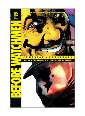 英文原版 Before Watchmen Comedian-Rorschach 守望者前传 罗夏·喜剧演员 DC漫画 布莱恩·阿扎瑞罗 英文版 进口英语原版书籍