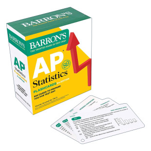 英文原版 AP Statistics Flashcards 巴朗AP统计学闪卡 第5版 带环扣 英文版 进口英语原版书籍