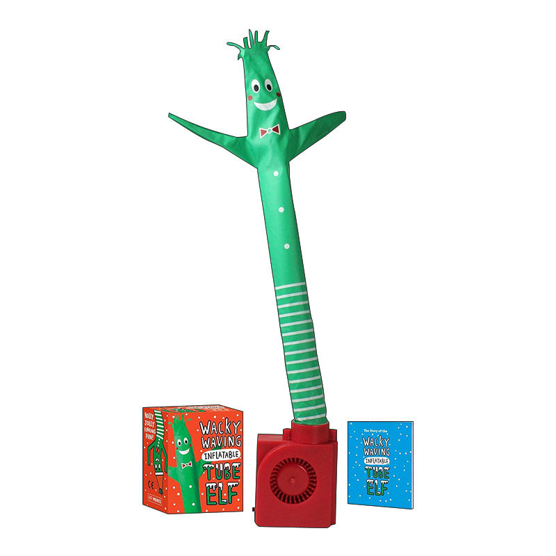 英文原版 Wacky Waving Inflatable Tube Elf 扭扭怪 绿色 英文版 进口英语原版书籍