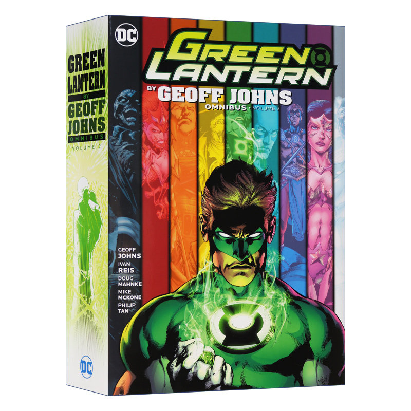 DC绿灯侠经典漫画收藏版2 精装 Green Lantern by Geoff Johns Omnibus Vol. 2  英文原版漫画 进口英语书籍