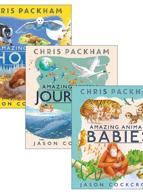 Chris Packham 动物主题绘本3册套装 Amazing Animal