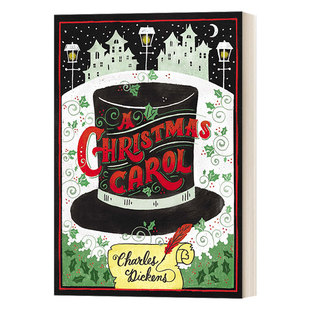 英文原版 A Christmas Carol Puffin Chalk 圣诞颂歌 粉笔画封面版 Charles Dickens 经典文学 英文版 进口英语原版书籍