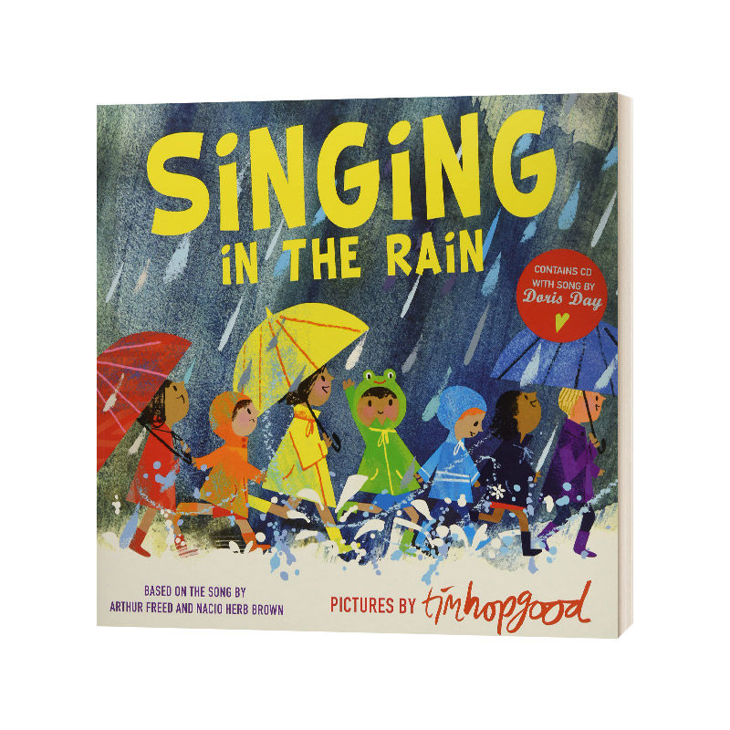 英文原版 singing in the rain pb & cd 在雨中歌唱 赠cd 英国图书
