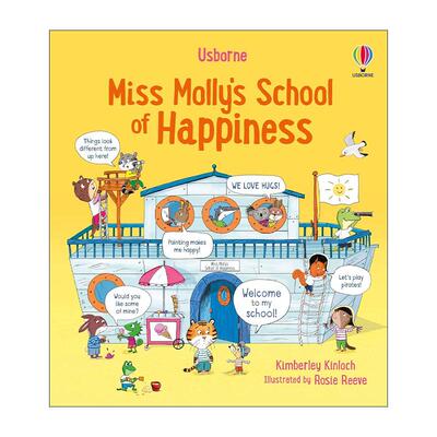 英文原版 Miss Molly's School of Happiness 莫莉老师的快乐学校 儿童情绪认知管理绘本精装 英文版 进口英语原版书籍