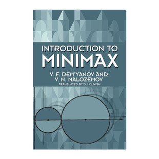 Introduction 数学 英文原版 Dem 进口英语原版 Minimax 英文版 书籍 极小化极大导论 yanov