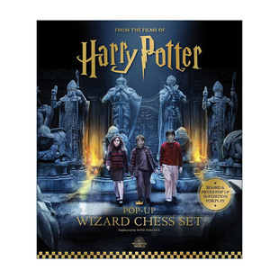 英文原版 Harry Potter The Pop-Up Wizard Chess Set 哈利波特 巫师棋 立体书 英文版 进口英语原版书籍