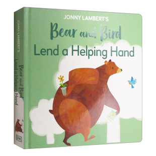 翰尼·兰伯特的熊与鸟 伸出援助之手 Jonny Lambert's Bear and Bird: Lend a Helping Hand 英文原版儿童绘本 进口书籍