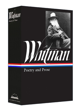 Walt Whitman Poetry and Prose LOA #3 沃尔特·惠特曼 诗歌与散文 精装美国文库 英文原版文学诗歌读物 进口英语书籍