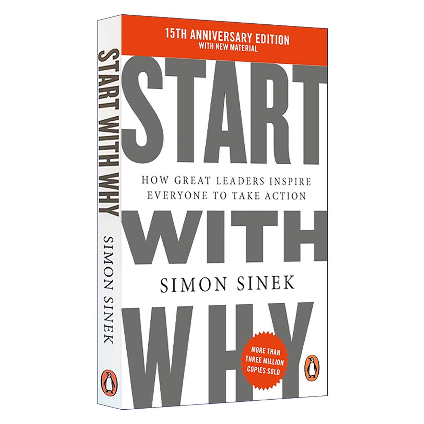 英文原版 Start With Why 从询问开始 黄金圈法则 西蒙·斯涅克 新版 英文版 进口英语原版书籍