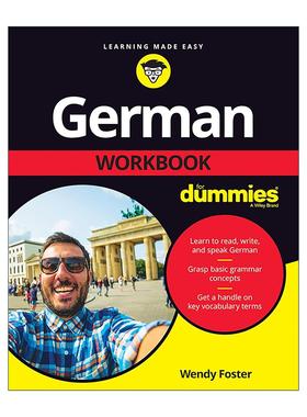 原版 German Workbook for Dummies 德语达人迷练习册 进口原版书籍