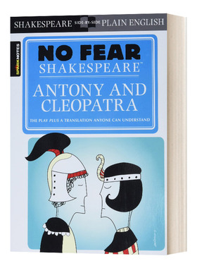 别怕莎士比亚 安东尼与克莉奥 Sparknotes Antony&Cleopatra No Fear Shakespeare 英文原版文学读物 进口悲剧英语书籍