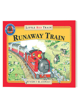 红色小火车 火车逃跑 The Little Red Train The Runaway Train 英文原版儿童绘本 进口英语书籍