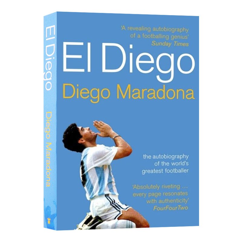 马拉多纳自传 El Diego The Autobiography of the World's Greatest Footballer 英文原版人物传记 进口英语读物书籍