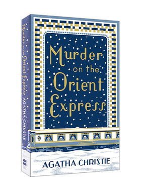 英文原版 Poirot — Murder on the Orient Express 大侦探波洛系列 东方快车谋杀案 精装特别版 阿加莎侦探推理小说 进口英语书