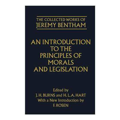英文原版 An Introduction to the Principles of Morals and Legislation 道德与立法原理导论 牛津边沁作品集 进口英语原版书籍
