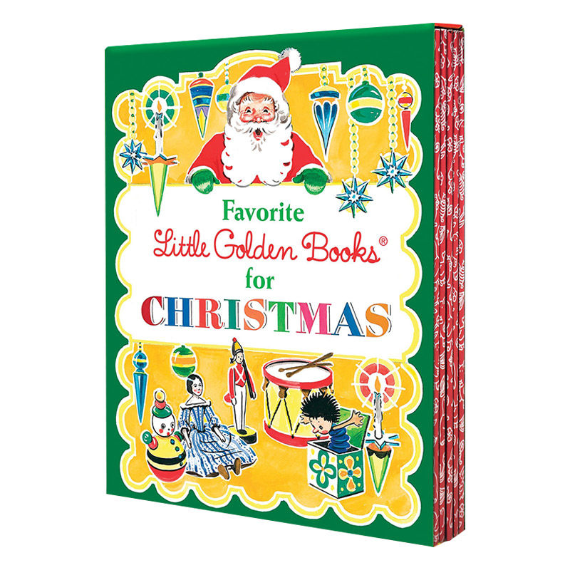 英文原版 Favorite Little Golden Books for Christmas 圣诞节主题绘本5册 兰登书屋精装小金书 英文版 进口英语原版书籍
