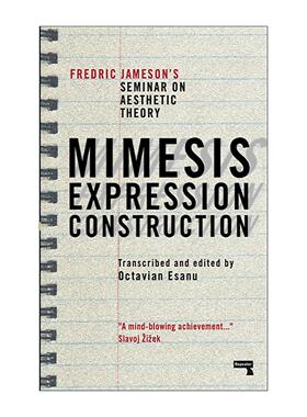 英文原版 Mimesis Expression Construction 模仿 表达 建构 弗雷德里克·詹姆逊美学理论研讨 后现代主义与文化理论作者 英文版