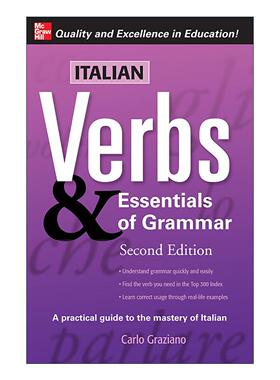 原版 Italian Verbs and Essentials Of Grammar 意大利语动词和语法精要 第2版 进口原版书籍