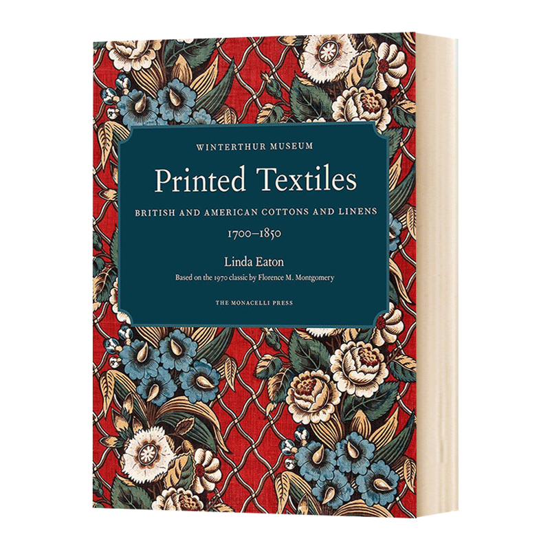 美国英国的棉 麻布料的图案 Printed Textiles 英文原版服装设计艺术读物 进口英语书籍
