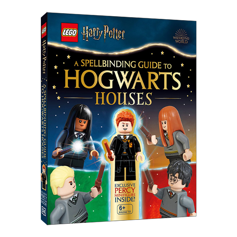 英文原版 LEGO Harry Potter A Spellbinding Guide to Hogwarts Houses乐高哈利波特霍格沃茨魔法学校指南英文版进口英语书籍