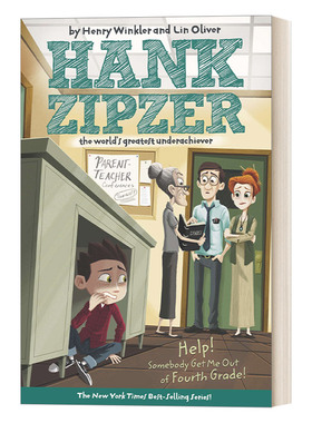 Hank Zipzer 07 Help Somebody Get Me Out of Fourth Grade 汉克历险记7 谁能把我从四年级救出来 英文原版儿童小说