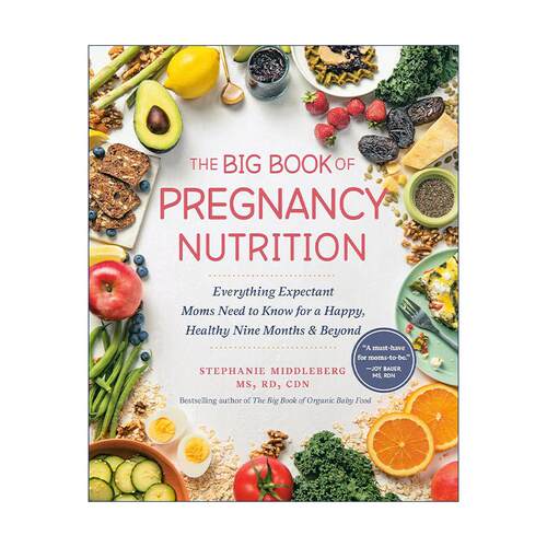 英文原版 The Big Book of Pregnancy Nutrition 孕期营养大全 准妈妈健康食谱指南 注册营养师Stephanie Middleberg 英文版