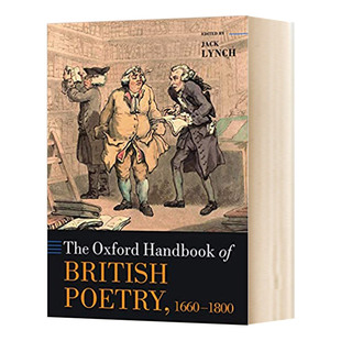 牛津英国诗歌手册1660 Poetry Oxford The 进口英语书籍 British 1660 文学诗歌读物 英文原版 1800 Handbook
